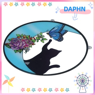 DAPHS โมบายจับแสงแดด รูปแมว สําหรับแขวนตกแต่งหน้าต่าง