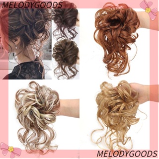 Melodg ใหม่ กิ๊บติดผมสังเคราะห์ ผมหยิก สีดํา สีน้ําตาล ยืดหยุ่น สําหรับผู้หญิง 2022