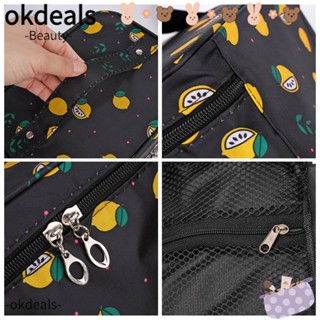 OKDEALS กระเป๋าเครื่องสําอาง ขนาดใหญ่ คุณภาพสูง