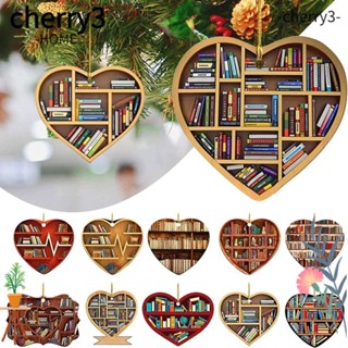 Cherry3 ของตกแต่งต้นคริสต์มาส รูปหัวใจ สําหรับแขวนตกแต่ง