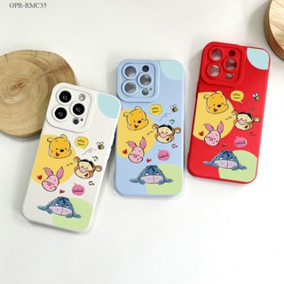 Realme C35 C30 C21Y C25Y C15 C1 เคสเรียวมี สำหรับ Winnie The Pooh เคส เคสโทรศัพท์