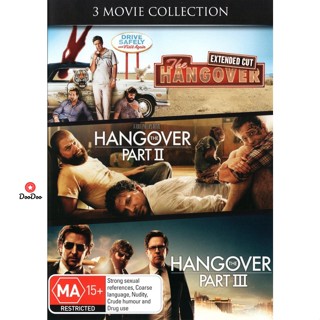 Bluray The Hangover เดอะ แฮงค์โอเวอร์ ภาค 1-3 Bluray Master เสียงไทย (เสียง ไทย/อังกฤษ | ซับ ไทย/อังกฤษ) หนัง บลูเรย์