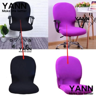 Yann1 ผ้าคลุมเก้าอี้ แบบยืดหยุ่น ป้องกันสิ่งสกปรก ซักล้างได้ สําหรับสํานักงาน คอมพิวเตอร์