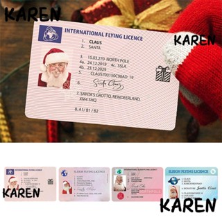 Karen ใบอนุญาตบิน สําหรับเด็ก ของขวัญปีเด็ก ตกแต่งต้นคริสต์มาส