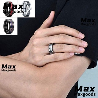 Maxg แหวนสเตนเลส เครื่องประดับเดี่ยว