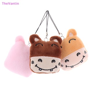 Thevantin Kawaii พวงกุญแจผ้าฝ้าย แบบนิ่ม จี้ตุ๊กตาหน้ายิ้มน่ารัก ขนาดเล็ก สําหรับเด็กผู้หญิง และเด็ก