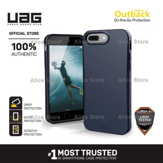 Uag เคสโทรศัพท์มือถือ กันหล่น ลายทหาร สีน้ําเงินกรมท่า สําหรับ iPhone 7 Plus iPhone 8 Plus