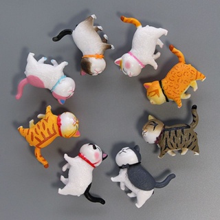 [shining&amp;love] สติกเกอร์แม่เหล็ก รูปแมวเชสเชียร์ 3D สไตล์ญี่ปุ่น สําหรับติดตู้เย็น