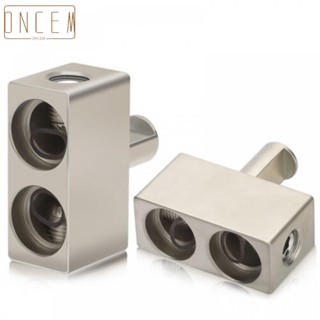 【ONCEMOREAGAIN】2PCS Car Audio Power/Ground Offset  Input Reducers Dual 1/0 Gauge To 1/0 Gauge