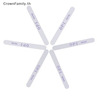 [CrownFamily] ตะไบขัดเล็บไม้ แบบหนา สองด้าน 10 ชิ้น