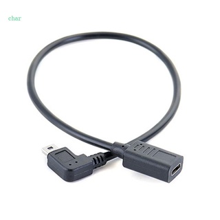 Char สายชาร์จ Type C ตัวเมีย เป็น Mini USB ตัวผู้ และสายซิงค์ข้อมูล