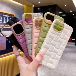 226 สําหรับ IPhone 22เคสโทรศัพท์มือถือ ซิลิโคนนิ่ม ลายสานรูบิค 3D เรียบง่าย สําหรับ iPhone 14 13 12 22 Pro Max 7 8Plus