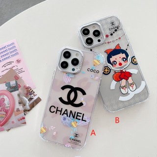 พร้อมส่ง ใหม่ เคสโทรศัพท์มือถือ ลายชาแนล แกะสลัก หลากสี สําหรับ iphone14 promax 14 14pro 14plus 13 12 11 13PROMAX