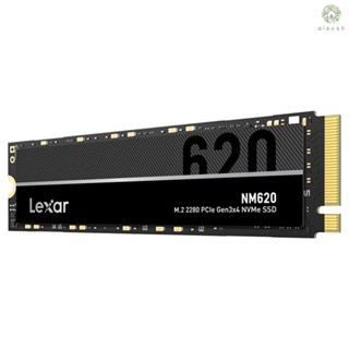 [DZ]Lexar Nm620 โซลิดสเตตไดรฟ์ SSD 256GB M.2 NVMe PCIe3.0 4 ช่องทาง NVMe1.4 ความเร็วในการอ่าน 3300MB/s ความจุขนาดใหญ่