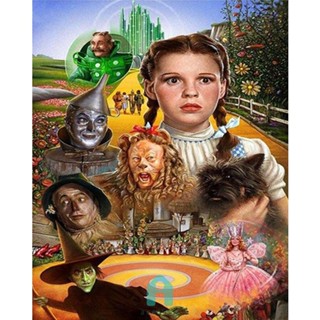 ชุดปักครอสสติตช์ 11CT ลาย The Wizard of Oz DIY สําหรับตกแต่ง [Acelit.th]