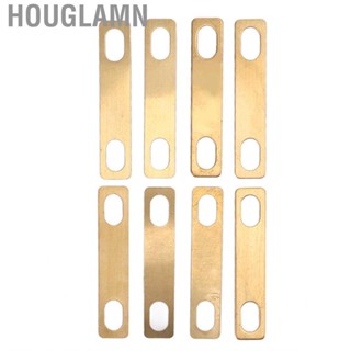 Houglamn 8Pcs Guitar Neck Shim Brass 4Pcs 0.2mm 2Pcs 0.5mm 1mm Thickness For