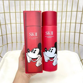 Sk-ii SK SKII SK2 เอสเซ้นบํารุงผิวหน้า กลิ่นมิกกี้เมาส์ 230 มล.          Sk-ii SK SKII SK2 Mickey Mouse Fairy Water Skin Care Essence 230ml