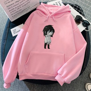 เสื้อกันหนาว มีฮู้ด ผ้าฟลีซ แบบนิ่ม พิมพ์ลายการ์ตูน Jeff The Killer Creepypasta แฟชั่นฤดูใบไม้ร่วง และฤดูหนาว สําหรับผู้หญิง
