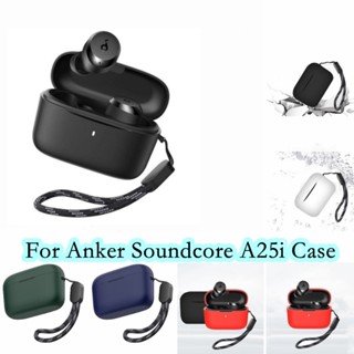 【Case Home】เคสหูฟัง แบบนิ่ม สีพื้น สําหรับ Anker Soundcore A25i Anker Soundcore A25i