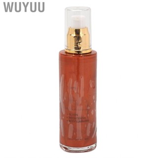 Wuyuu Shimmering Body Oil  Nourishing Glowing Luminizer 80g Mixed Use Highlight Long Lasting for Legs Arm