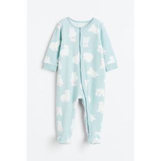 H&amp;M  Boy Velour all-in-one pyjamas 1085412_1