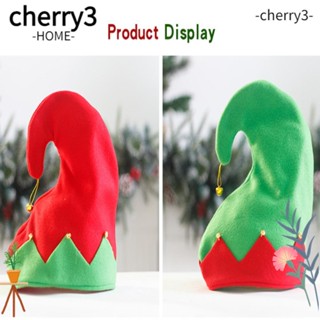 Cherry3 กระดิ่งโลหะ รูปเอลฟ์ สําหรับตกแต่งหมวก