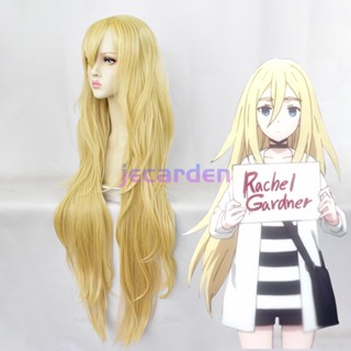 Jecarden Rachel Gardner วิกผมสังเคราะห์ ทนความร้อน สีบลอนด์ 100 ซม. สําหรับคอสเพลย์