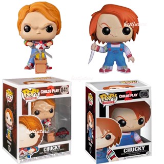 ของเล่น FUNKO POP CHUCKY สําหรับเด็ก#841 โมเดลตุ๊กตาฟิกเกอร์