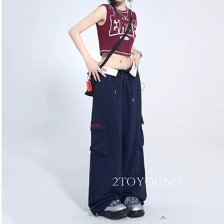 2TOYOUNG Moon เสื้อครอป เสื้อแฟชั่นผู้หญิง y2k สีพื้น สําหรับผู้หญิง ใส่ไปคลับ ปาร์ตี้ 2023 NEW 080410 fashion Stylish ทันสมัย Unique A20M0AF 36Z230909