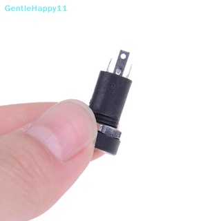 Gentlehappy ซ็อกเก็ตแจ็คเสียงสเตอริโอ 3.5 มม. 3 ขั้ว สีดํา พร้อมน็อต 2 ชิ้น