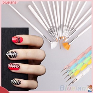 Blu ชุดแปรงปากกา สําหรับเพ้นท์ตกแต่งเล็บ 20 ชิ้น