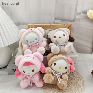 [hushcorgi] พวงกุญแจ จี้ตุ๊กตา Hello Kitty Melody Cinnamoroll Kuromi Sanrio น่ารัก เครื่องประดับ สําหรับผู้หญิง พร้อมส่ง