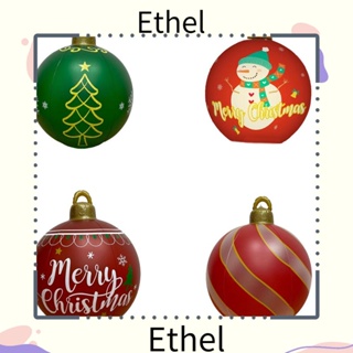 Ethel1 ลูกบอลพองลม ขนาดใหญ่ 60 ซม. สําหรับตกแต่งคริสต์มาส