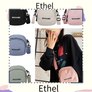 Ethel1 กระเป๋าสะพายข้าง ผ้าแคนวาส ลําลอง ใส่โทรศัพท์มือถือ เหมาะกับการพกพาเดินทาง