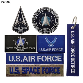 【Customized 】แผ่นแพทช์ Usaf Air แผ่นแพทช์ ปักลายกองทัพอากาศ 3D สําหรับตกแต่งเสื้อแจ็กเก็ต กางเกงยีน หมวกเป้สะพายหลัง