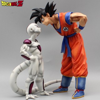 โมเดลฟิกเกอร์ PVC อนิเมะดราก้อนบอล Frieza and Son Goku ของเล่น ของสะสม ของขวัญ สําหรับตกแต่งบ้าน