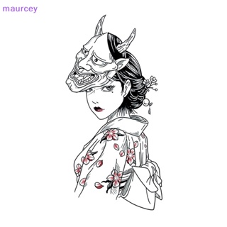 Maurcey สติกเกอร์รอยสักชั่วคราว กันน้ํา สําหรับผู้หญิง 1 แผ่น