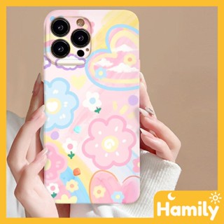 For iPhone 11 iPhone Case Pink Glossy TPU Soft Shell Shockproof Photo Protector Camera Heart Flower Compatible with iPhone 14 13 Pro max 12 Pro Max xr xs max 7 8