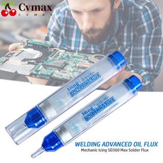 Cvmax ฟลักซ์บัดกรีเชื่อมไอซิ่ง SD360 Max 10cc PCB SMD BGA SMT ทนทาน