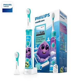 Philips แปรงสีฟันไฟฟ้า สําหรับเด็ก HX6322 HX6352