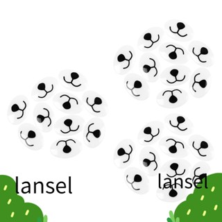 Lansel 10/20 ชิ้น Kawaii ตุ๊กตาตาสัตว์ DIY หุ่นจมูกสุนัขจมูกตุ๊กตาจมูก