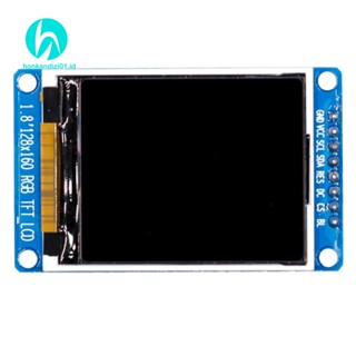 โมดูลพาวเวอร์ซัพพลาย หน้าจอ LCD 1.8 นิ้ว 128x160 RGB SPI TFT LCD ST7735S 3.3V แบบเปลี่ยน