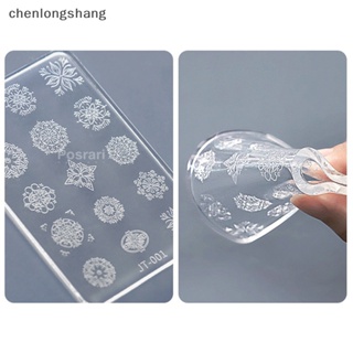 Chenlongshang แม่พิมพ์ซิลิโคน รูปเกล็ดหิมะ 3D สําหรับตกแต่งเล็บ DIY 1 ชิ้น