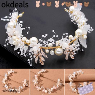 Okdeals เครื่องประดับผม แฮนด์เมด สําหรับงานแต่งงาน