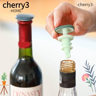 Cherry3 จุกปิดขวดไวน์ แชมเปญ กันฝุ่น ทนทาน ทําความสะอาดง่าย