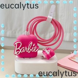 Eucalytus1 ปลอกป้องกันหัวชาร์จ สีชมพู 18 20W สําหรับตุ๊กตาบาร์บี้