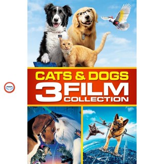 ใหม่! ดีวีดีหนัง CATS and DOGS แคทส์ แอนด์ ด็อกส์ สงครามพยัคฆ์ร้ายขนปุย ภาค 1-3 DVD Master (เสียง ไทย/อังกฤษ | ซับ ไทย/อ