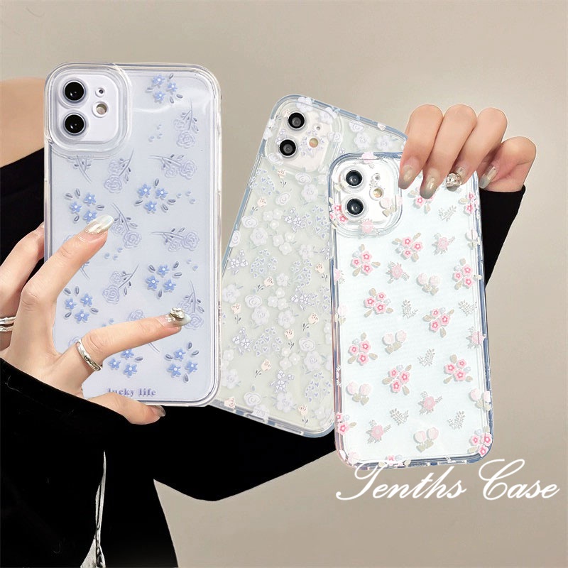 เคสโทรศัพท์มือถือ แบบนิ่ม ลายดอกไม้ สําหรับ Samsung A04E A14 A04s A23 A53 A13 A03 A03s A12 A22 A32 A52 A50 A50s A30s