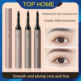 GECOMO Eyebrow Powder เจลเขียนคิ้วกันน้ำ Smooth Color Dyed Eyebrow Cream ครีมเขียนคิ้วธรรมชาติสามมิติทนทานกันน้ำทนทาน ดินสอเขียนคิ้ว Top1Store