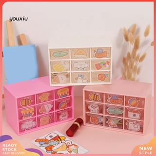 Y" กล่องเก็บของพลาสติก 6 ช่อง 9 ช่อง กันฝุ่น อเนกประสงค์ สําหรับบ้าน